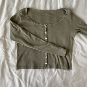 Brandy Melville Button up cardigan top